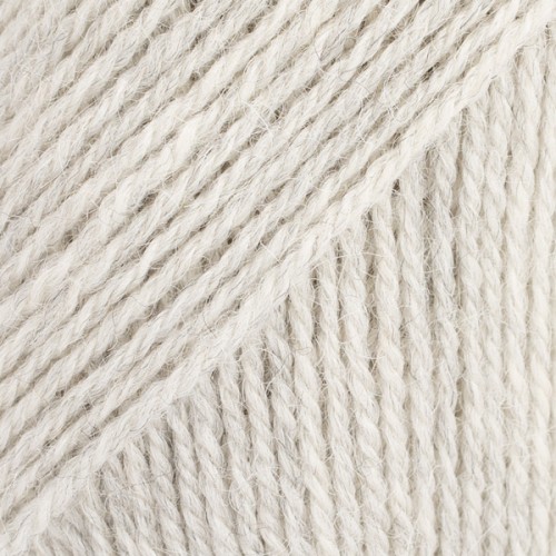 Włóczka Drops Flora 03 / jasny szary / mix