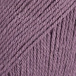 Włóczka Drops Flora 09 / ametyst / uni colour