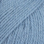Włóczka Drops Flora 13 / jasny dżins / uni colour