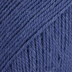 Włóczka Drops Flora 10 / indygo / uni colour