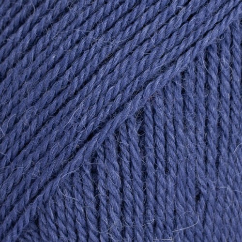 Włóczka Drops Flora 10 / indygo / uni colour