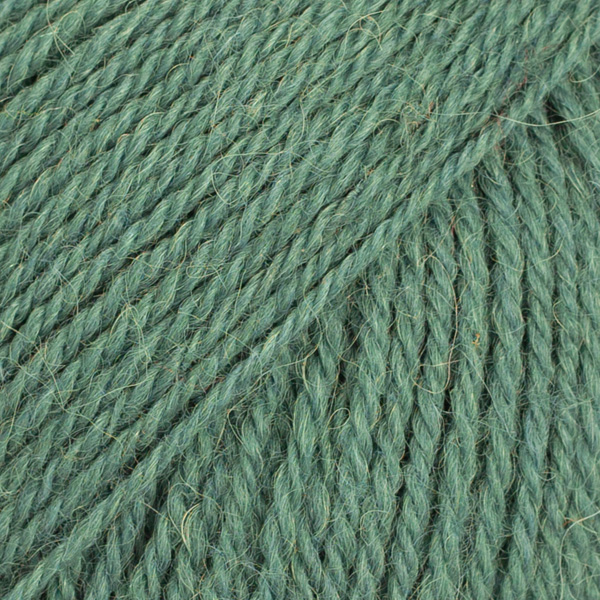Włóczka Drops Flora 23 / zamglony las / uni colour
