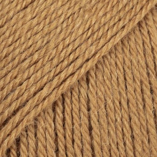 Włóczka Drops Flora 25 / karmel / uni colour