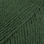 Włóczka Drops Flora 32 / ciemnozielony / uni colour