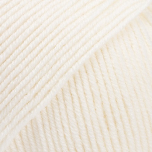 Włóczka Drops Baby Merino 02 / ecru / uni colour