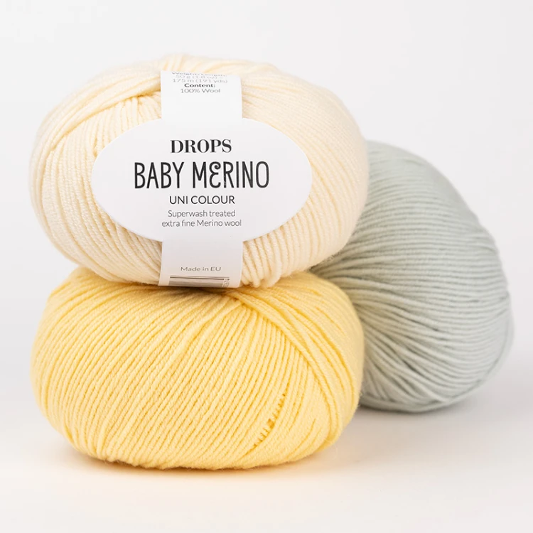 DROPS Baby Merino 03, 101, 04
