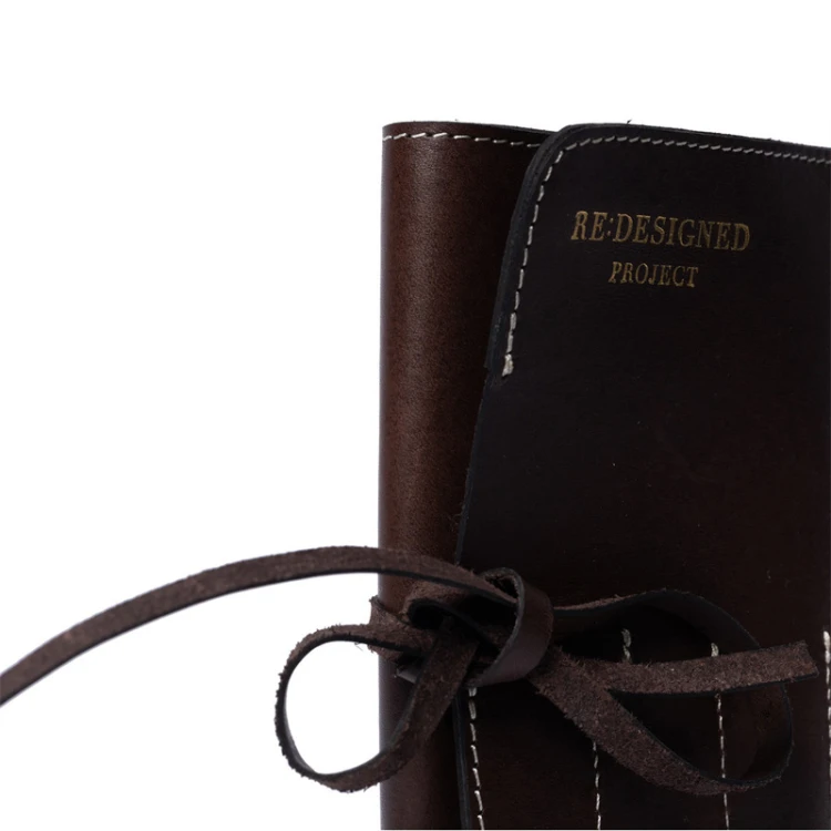 Etui na szydełka RE:DESIGNED / Project 130 / skóra / dark brown