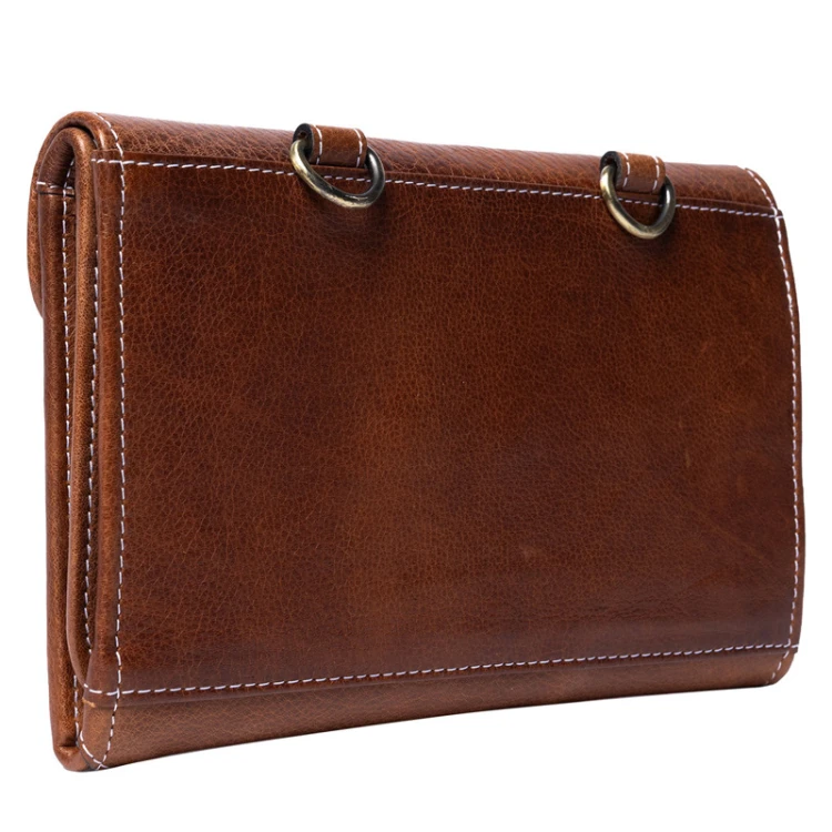 Etui na druty z żyłką RE:DESIGNED / Project 123 / skóra / walnut