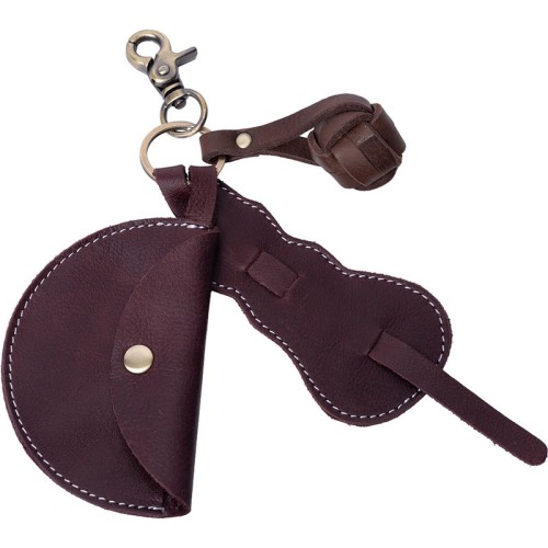 Brelok RE:DESIGNED / Project 141 / kot / skóra / dark cherry
