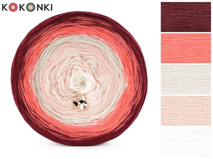 KOKONEK Classic B330 PIMOtki Kwitnąca wiśnia - Malaga/papaja/pudrowy beż/łososiowy róż/kreda
