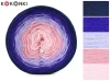 KOKONEK Classic B335 PIMOtki Fioletowo-Złote kwiaty - Granat/ultra fiolet/fiołek/malinowy róż/jasny róż