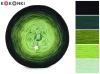 KOKONEK Classic B340 PIMOtki Liście tropikalne - Czerń/butelkowa zieleń/paproć/zielone jabłuszko/pistacja