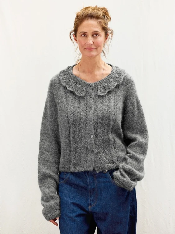 Wzór druty Sandnes Garn Bloom Cardigan 2606_04 - w języku angielskim