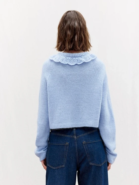 Wzór druty Sandnes Garn Bloom Cardigan 2606_04 - w języku angielskim