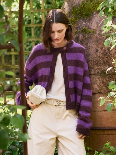 Wzór druty Sandnes Garn Mango Cardigan 2606_05 - w języku angielskim