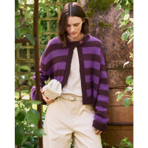 Wzór druty Sandnes Garn Mango Cardigan 2606_05 - w języku angielskim