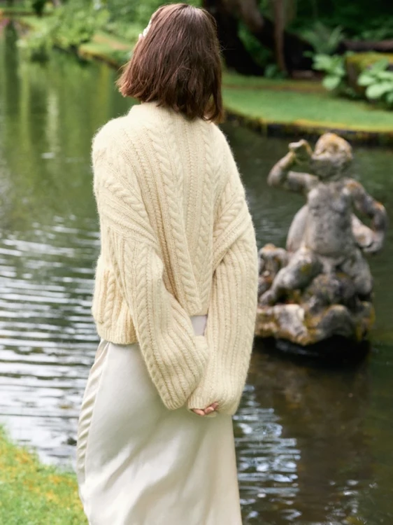 Wzór druty Sandnes Garn Kaja Jacket 2606_07 - w języku angielskim