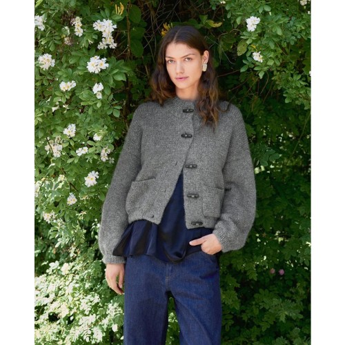Wzór druty Sandnes Garn Bomber Jacket 2606_08 - w języku angielskim