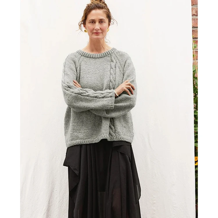 Wzór druty Sandnes Garn Laura Sweater 2606_10 - w języku angielskim