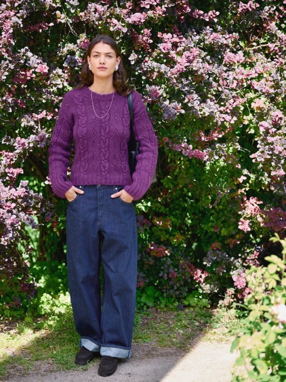 Wzór druty Sandnes Garn Junia Sweater 2606_11 - w języku angielskim