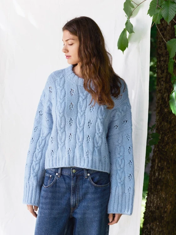 Wzór druty Sandnes Garn Junia Sweater 2606_11 - w języku angielskim