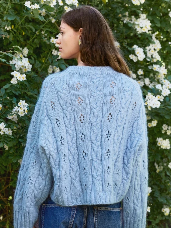 Wzór druty Sandnes Garn Junia Sweater 2606_11 - w języku angielskim
