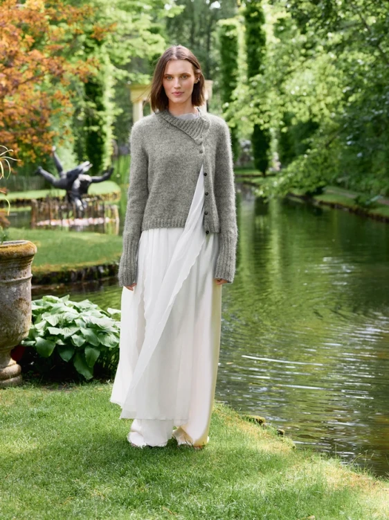 Wzór druty Sandnes Garn Tracie Cardigan 2606_13 - w języku angielskim