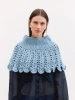 Wzór szydełko i druty Sandnes Garn Flowerfield Poncho 2606_15 - w języku angielskim