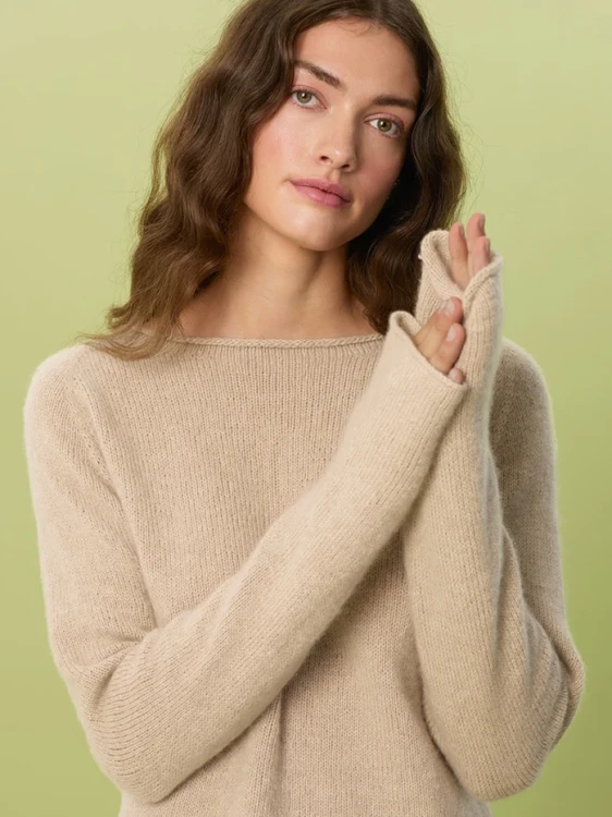 Wzór druty Sandnes Garn Nola Sweater 2607_02 - w języku angielskim