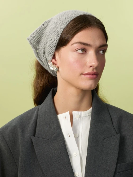 Wzór druty Sandnes Garn Miu Pointelle Shawl 2607_03 - w języku angielskim