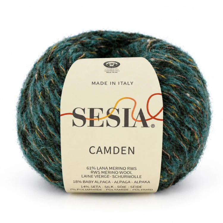 Włóczka Sesia Camden 5929 / szmaragd