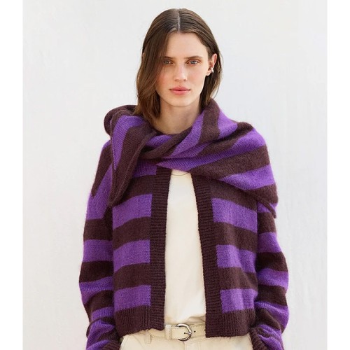 Wzór druty Sandnes Garn Mango Scarf 2606_06 - w języku angielskim