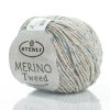 Włóczka Stenli Merino Tweed 08019 / popielaty