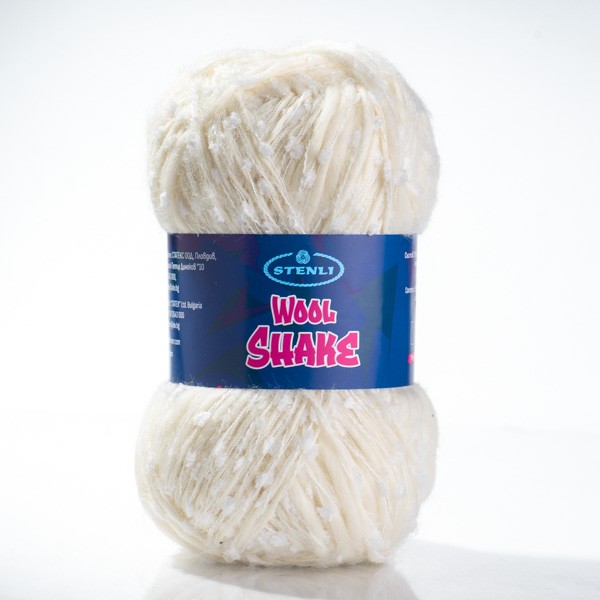 Włóczka Stenli Wool Shake 01 / kremowy