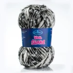 Włóczka Stenli Wool Shake 09 / biel i czerń