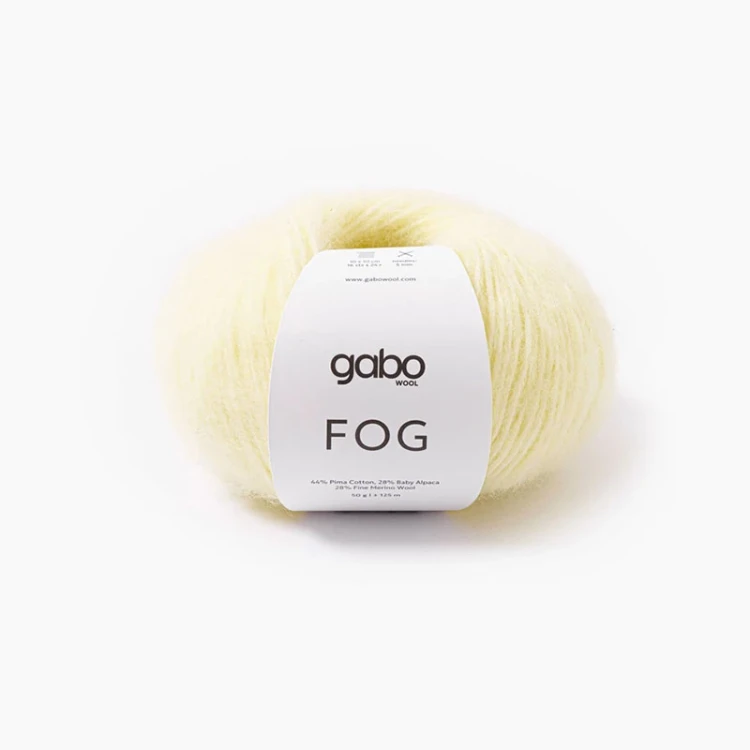 Włóczka Gabo Wool Fog 6119 / sorbet cytrynowy