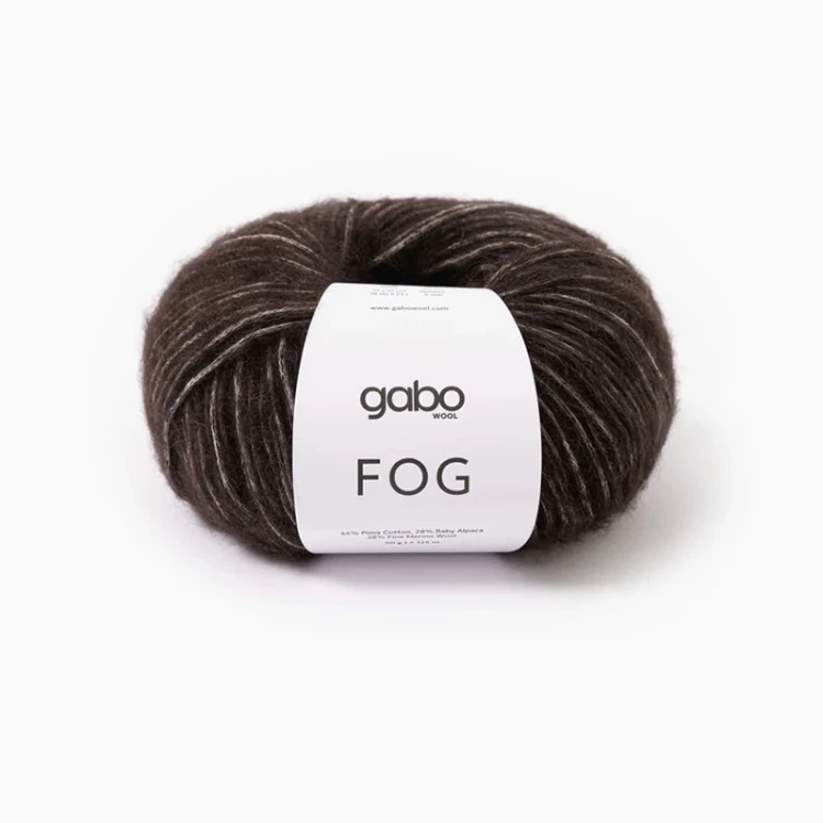 Włóczka Gabo Wool Fog 6305 / gorzka czekolada