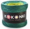 KOKONEK Ciemny szmaragd/szmaragd/limetka/paproć