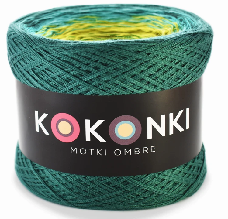 KOKONEK Ciemny szmaragd/szmaragd/limetka/paproć