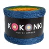 KOKONEK Indygo melanż/paproć/kurkuma/koniak/burgund
