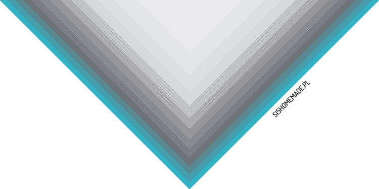 KOKONEK Biały/jasno szary/szary/średni szary/turkus