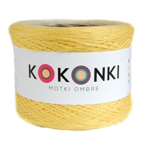 KOKONEK Żółty/wanilia/jasny beż/orzech/denim