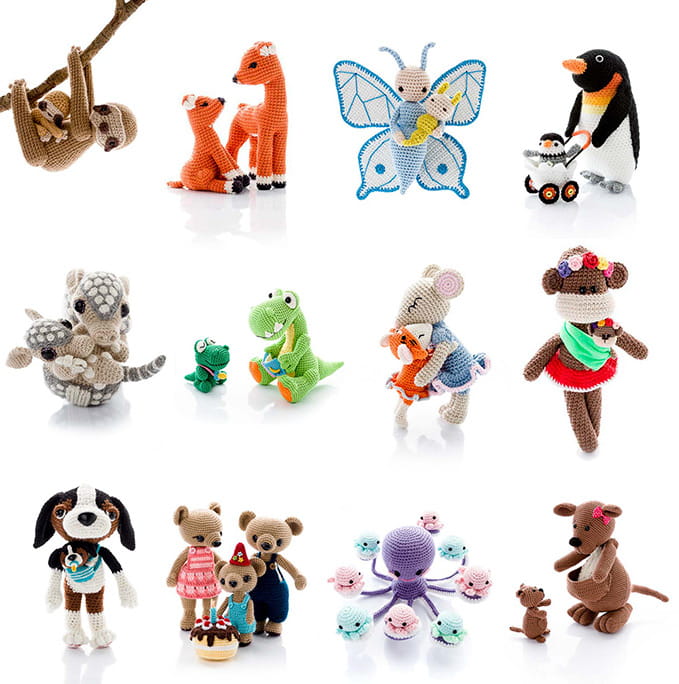Książka Amigurumi Parent&Baby Animals