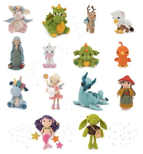 Książka Unicorns, Dragons and More Fantasy Amigurumi