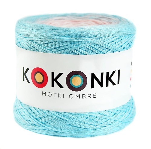 KOKONEK Jasny błękit/jasny róż/biel