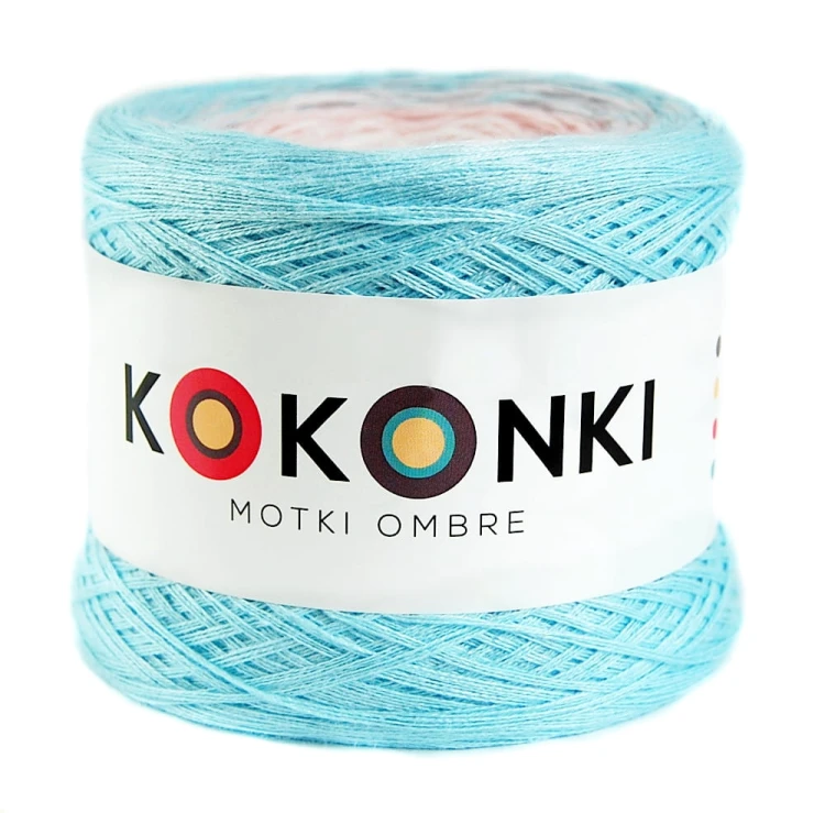 KOKONEK Jasny błękit/jasny róż/biel