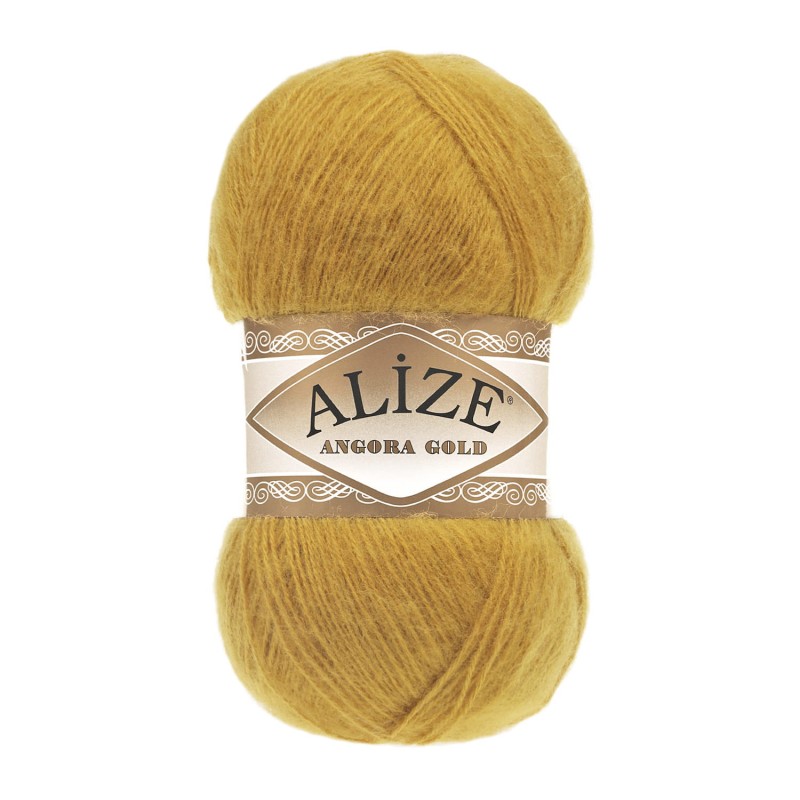 Włóczka Alize Angora Gold - 02 musztarda