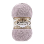 Włóczka Alize Angora Gold 163 / jasny stary róż