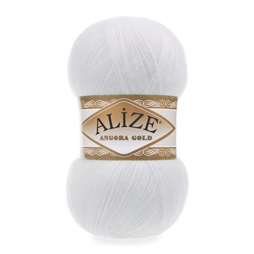 Włóczka Alize Angora Gold - 55 biały