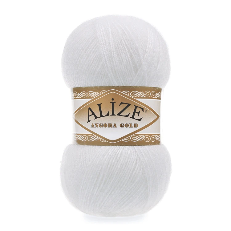 Włóczka Alize Angora Gold - 55 biały